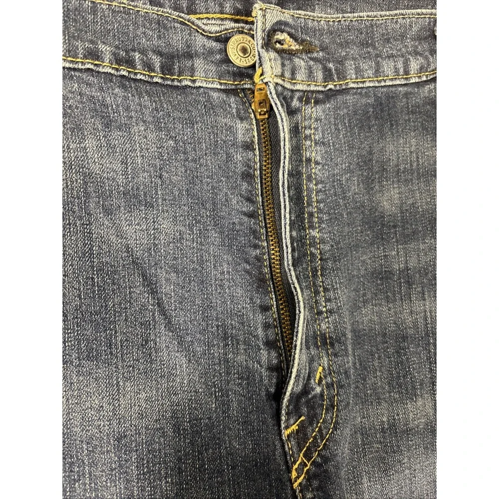 Levis 514 Straight Fit Mens Jeans 42x32 Medium Wash Blue Denim Pants